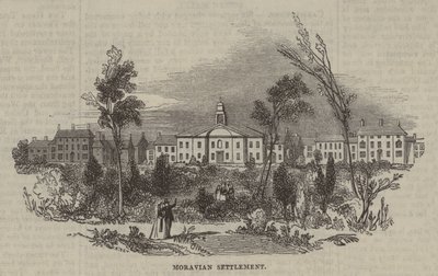 Moravian Settlement by English School