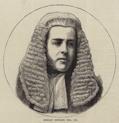 Morgan Howard, Esquire, QC (engraving) by English School