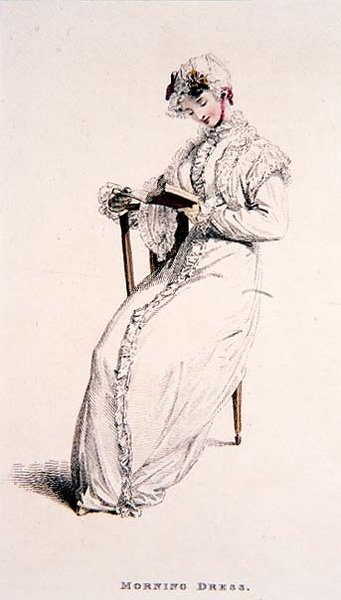 Morning Dress, September 1811, from Ackermann