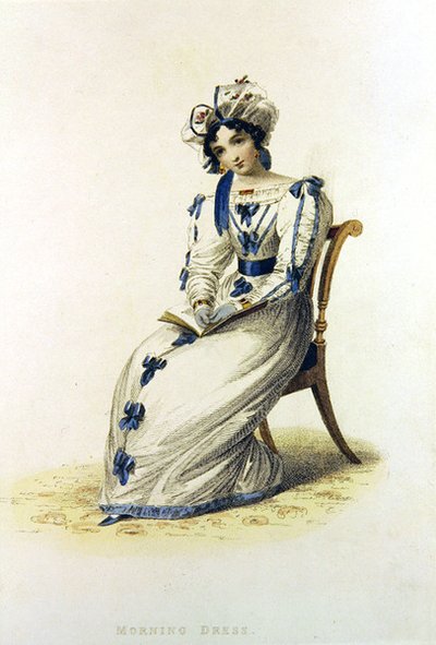 Morning dress, fashion plate from Ackermann
