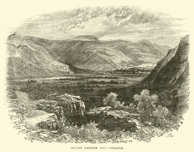 Mount Gerizim and Samaria by English School
