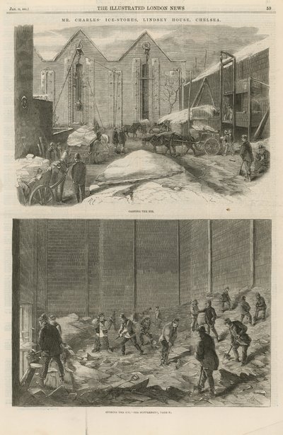 Mr Charles ice-stores in Lindsey House by English School