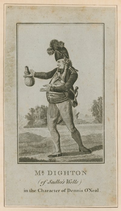 Mr. Dighton of Sadlers Wells in the Character of Dennis O