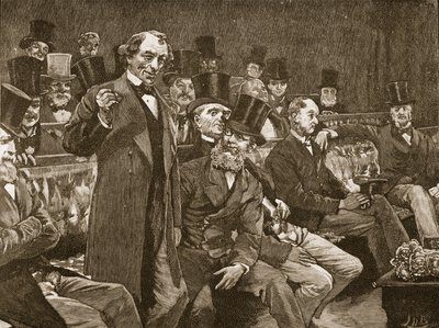 Mr Disraeli Telling the House of Commons His Story About 