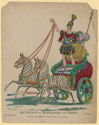 Mr Ducrow as Alexander the Great by English School
