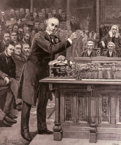 Mr. Gladstone Explaining to the House of Commons his Scheme for the Government of Ireland, from 