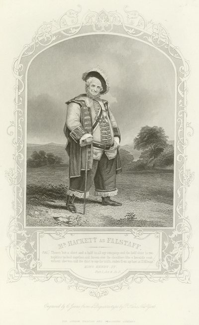 Falstaff, King Henry IV, Part I by English School