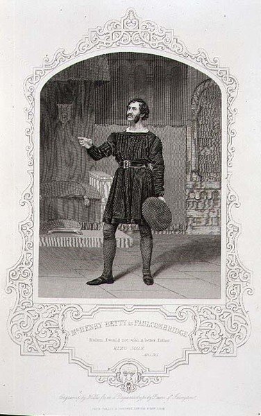 Mr Henry Betty as Faulconbridge, Act I Scene 1 from 