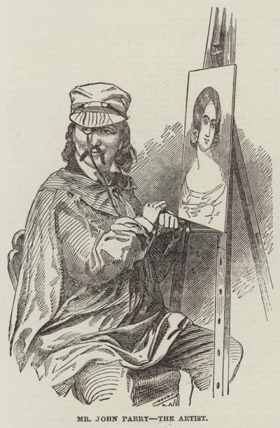 Mr John Parry, the Artist by English School