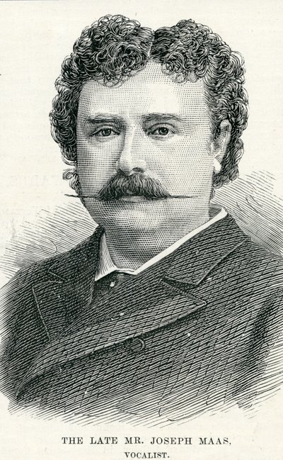 Mr Joseph Maas (1847-1886), Illustration for the Graphic by English School