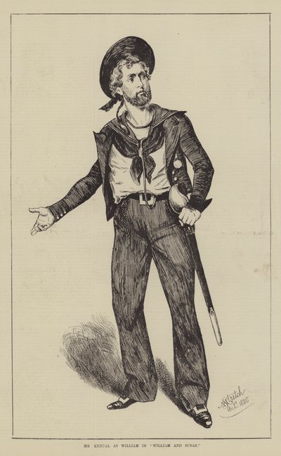 Mr Kendal as William in William and Susan by English School