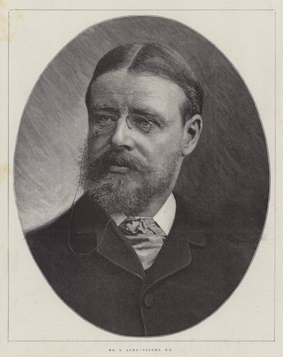 Mr L Alma-Tadema, RA (engraving) by English School