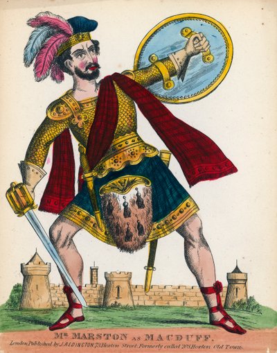Mr Marston as Macduff by English School