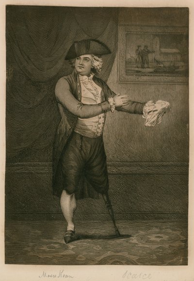 Mr Moses Keans imitation of Hendersons Hamlet by English School