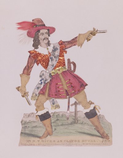 Mr. N.T. Hicks in the Guise of the French Highwayman Claude Duval (1643-70) by English School