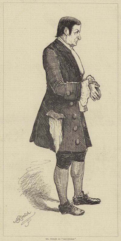 Mr Phelps as "Mawworm" by English School