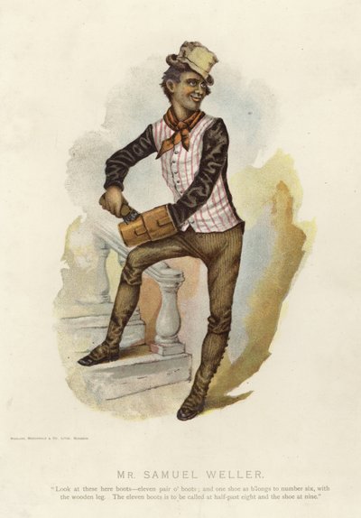Mr Samuel Weller from Pickwick Papers by English School