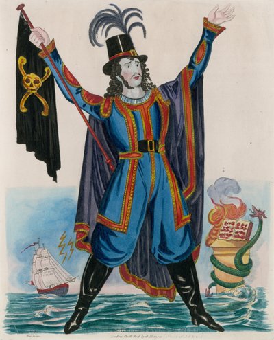 Mr T P Cooke as the Flying Dutchman by English School