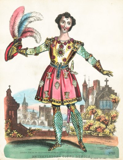Mr Templeton as Count Dunois in Joan of Arc by English School