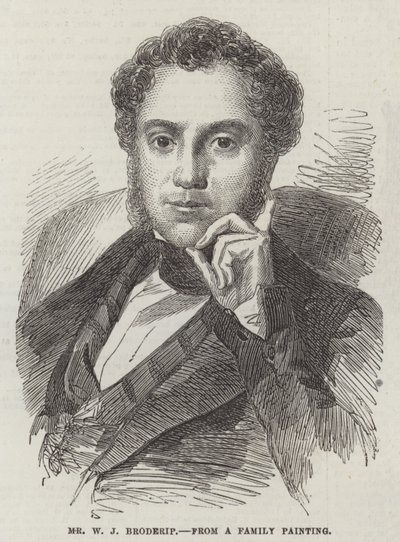 Mr W J Broderip by English School