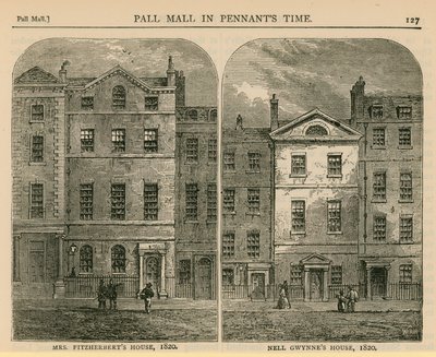Mrs Fitzherberts House and Nell Gwynnes House, 1820 by English School