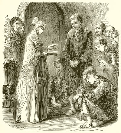 Mrs. Fry Visiting Prisoners by English School