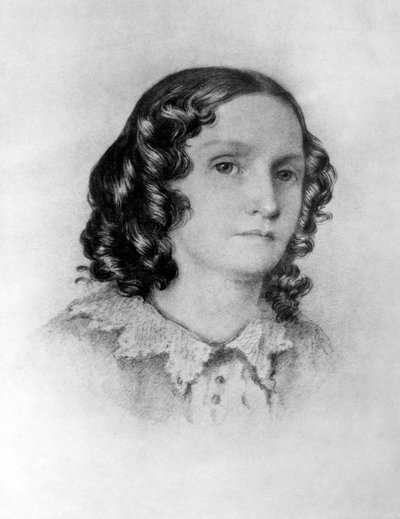 Mrs. Jenkin, from a sketch taken by her son at Genoa, 19th Century by English School