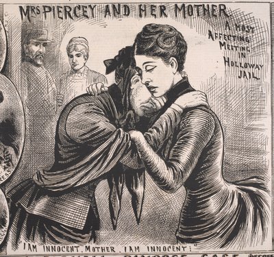 Mrs Piercey and Her Mother, Illustrated Police News, 22 November 1890 by English School