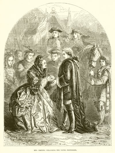 Mrs. Skyring welcoming the Young Pretender by English School