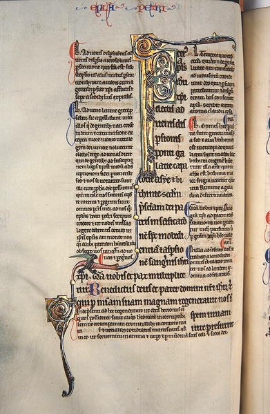 Page from a Glossed Copy of the New Testament by English School