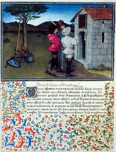 Heart, Desire and Generosity in front of the Cottage of Sighing Grief, facsimile edition of 