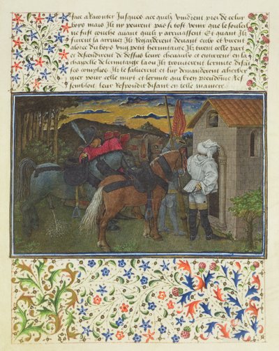 Heart, Desire and Generosity, late in the evening, in front of the Hermit