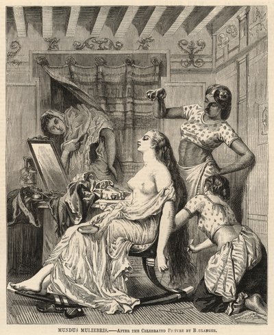 Mundus muliebris, after the celebrated picture by Boulanger by English School