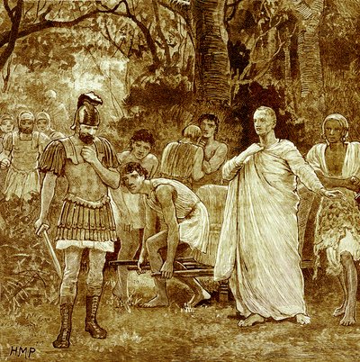 Murder of Cicero (illustration from Cassell