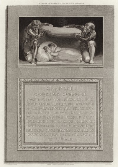 Murder of Edward V and the Duke of York by English School