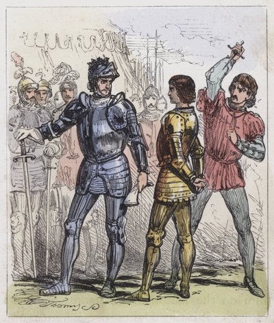 Murder of Prince Edward at Tewkesbury by English School