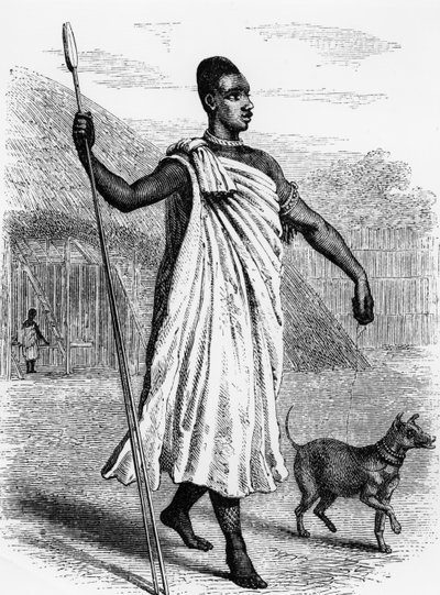 Muteesa I of Buganda, illustration from 
