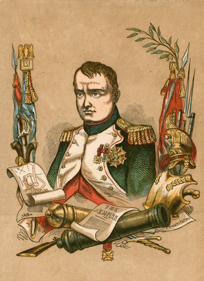 Napoleon Bonaparte by English School