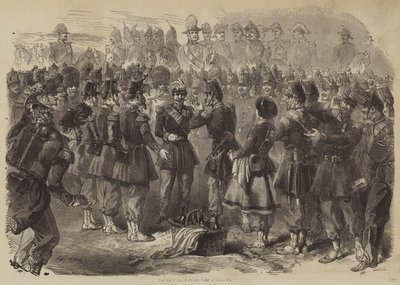 Napoleon the Third in Camp at Chalons by English School