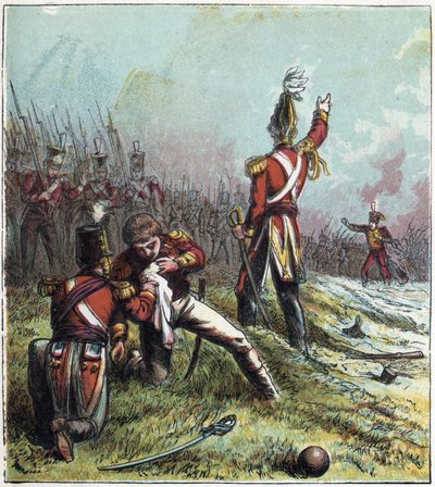 Napoleonic War: The Battle of Coruña in Spain on 16/01/1809: It Opposed the French Army to the English Army and Saw the Death of the British Commander Sir John Moore (1761-1809). 