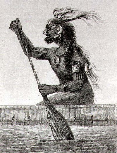 Native of New Guinea by English School