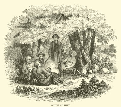 Natives of Tibet by English School