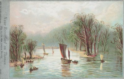 Near Brentford on the River Thames by English School