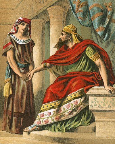 Nebuchadnezzar Commanding Daniel to Interpret the Dream by English School