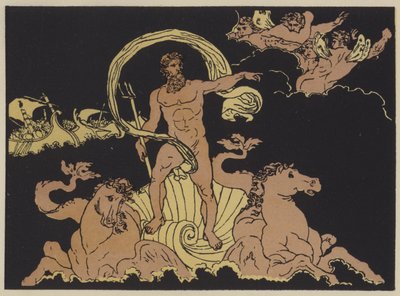 Neptune stilling the waves by English School