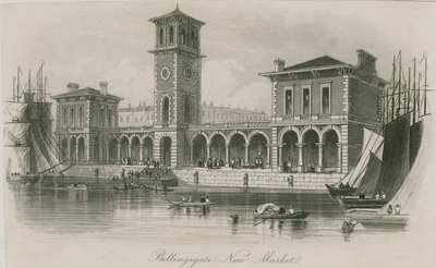 New Billingsgate Market by English School