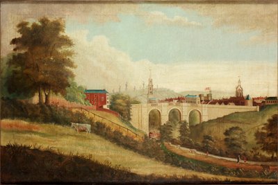 New Bridge over Pandon Dene, Newcastle upon Tyne, c.1812 by English School