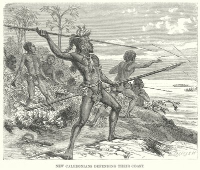 New Caledonians Defending their Coast by English School