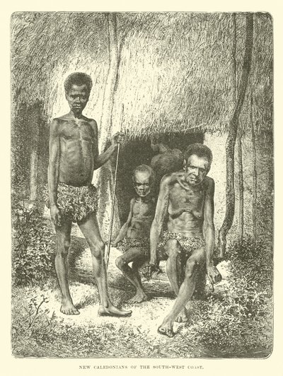 New Caledonians of the South-West Coast by English School
