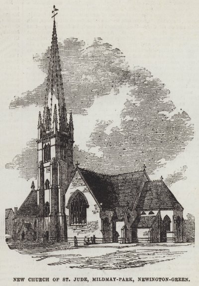 New Church of St Jude, Mildmay-Park, Newington-Green by English School